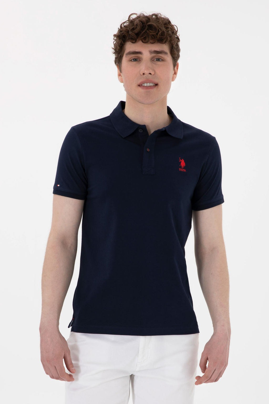 Erkek Slim Fit Polo Yaka Lacivert Basic Ti__rt Sepette S_rpriz _ndirim - U.s. polo assn фото 8