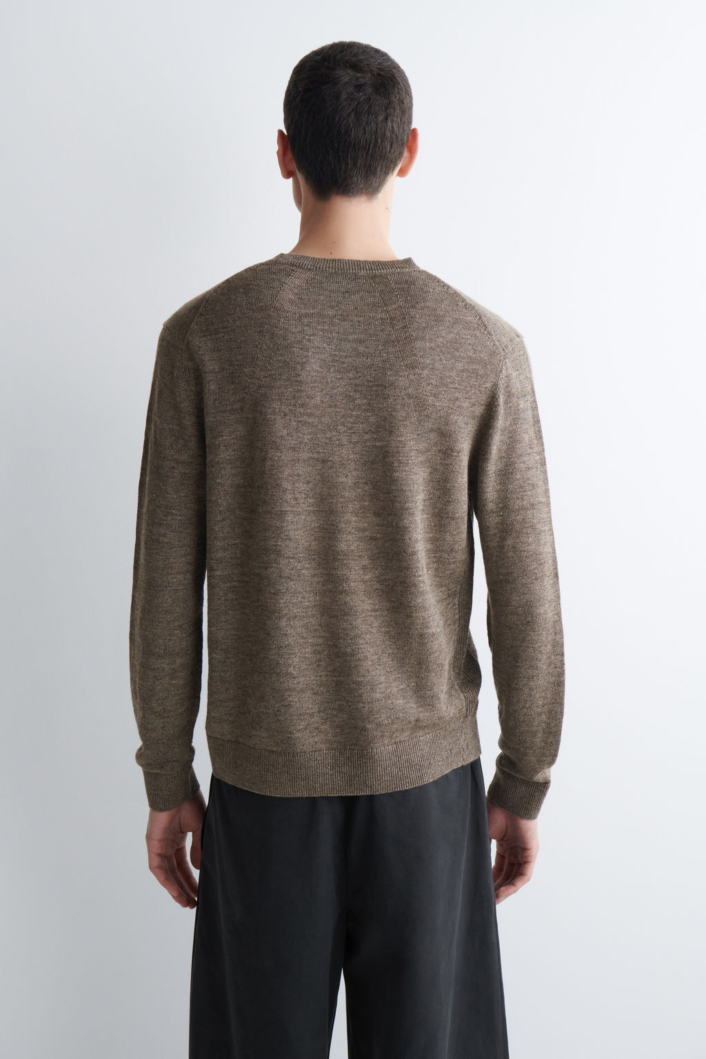 JERSEY DE PUNTO DE LINO CON CUELLO REDONDO - H&m фото 5