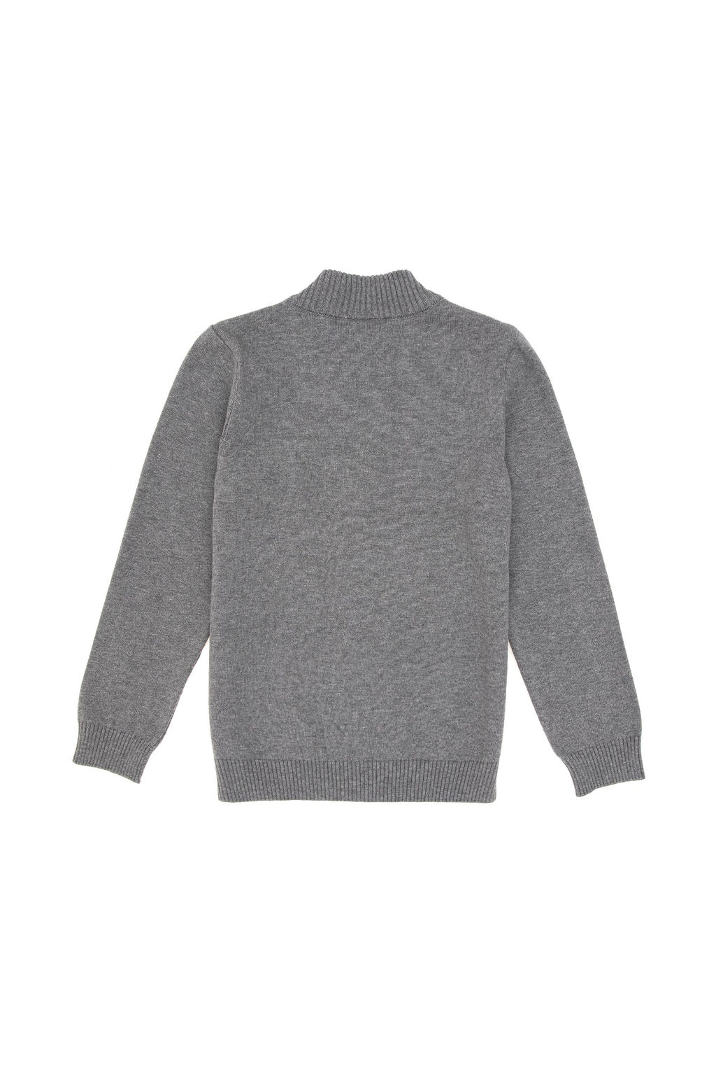 Серый меланжевый трикотажный кардиган для мальчика Неожиданная скидка в корзине - U.s. polo assn фото 2