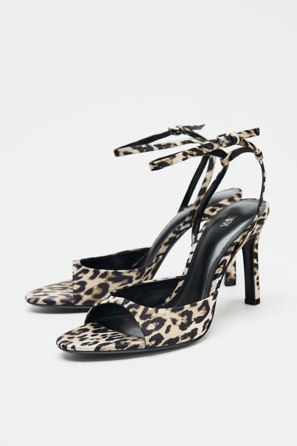 ANIMAL PRINT SANDALS - Zara фото 4