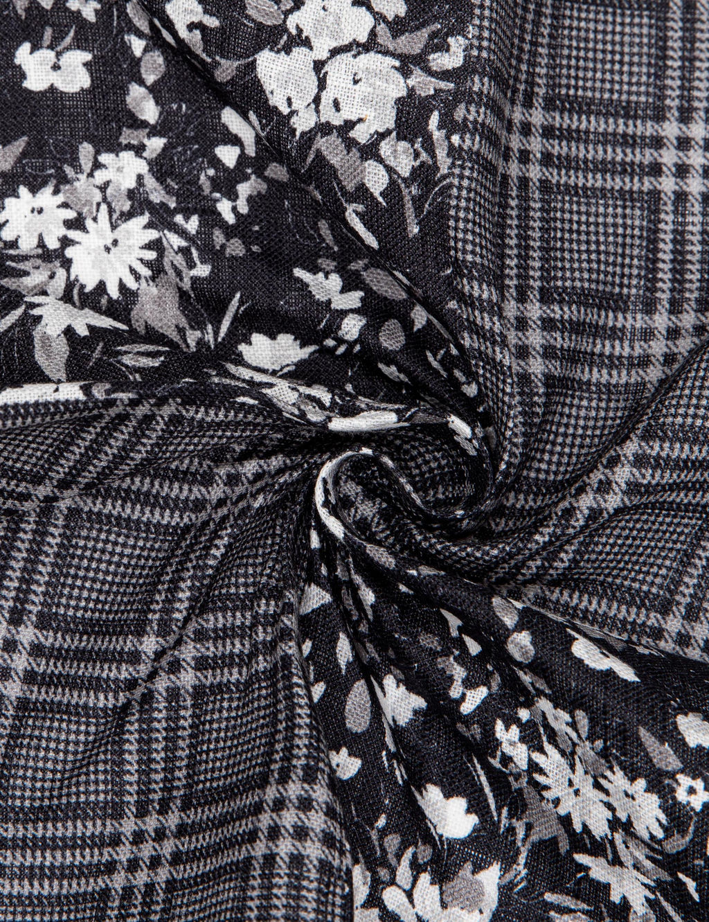 Зеленый льняной платок