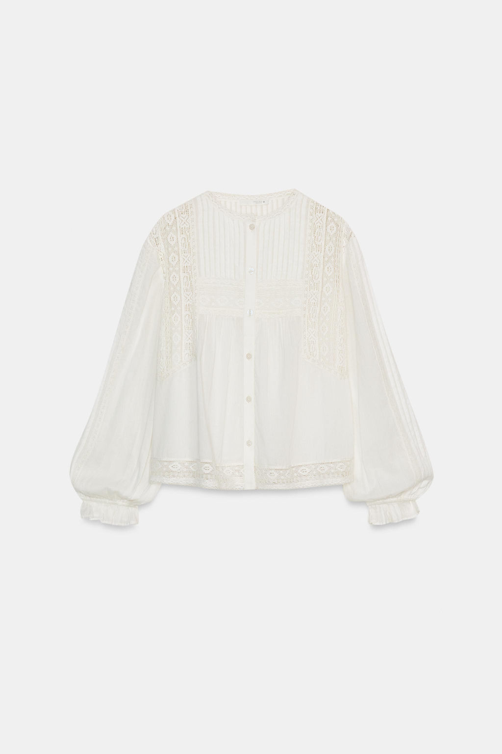 ZW COLLECTION EMBROIDERED SHIRT - Zara фото 10