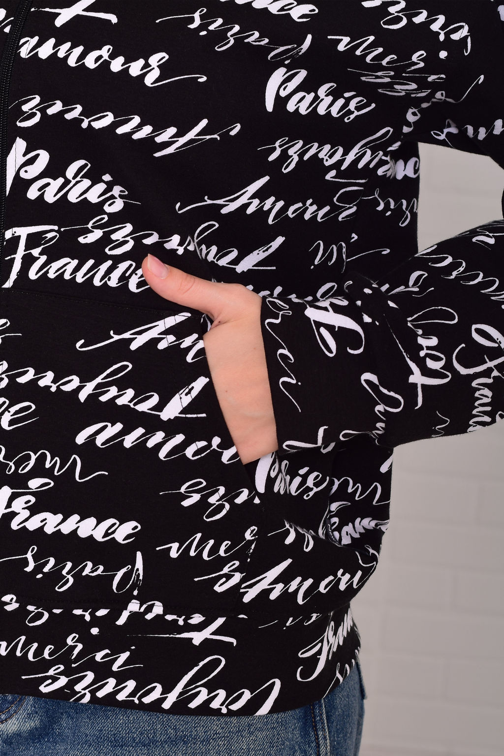 Толстовка женская 6-223 из футера двунитка - Новое кимоно фото 8