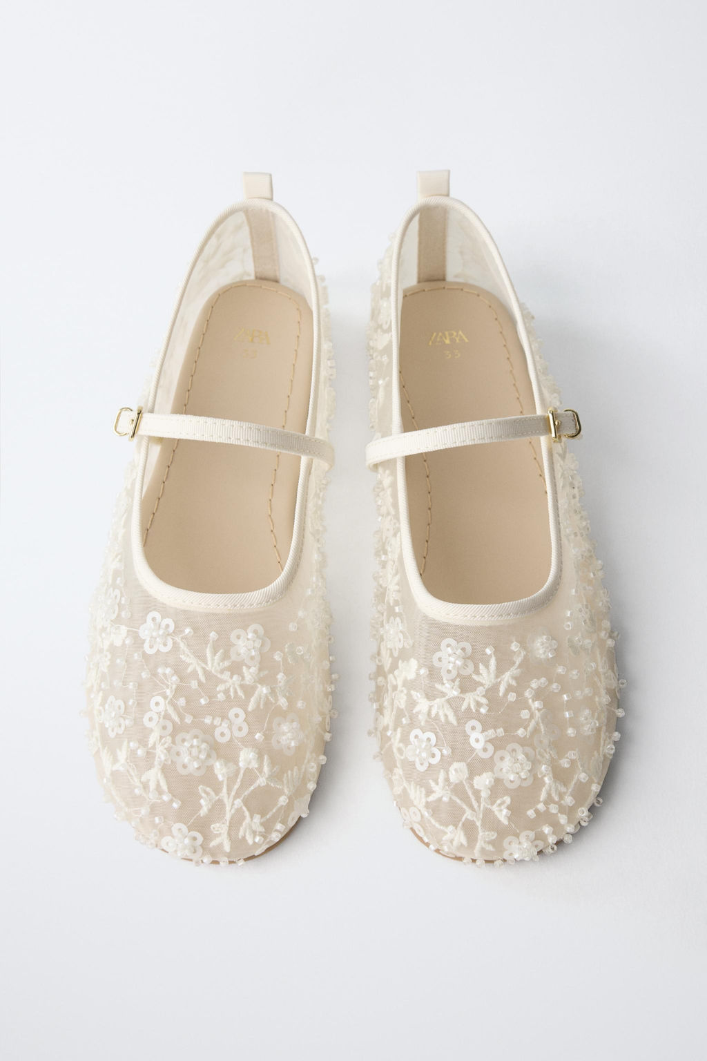 BAILARINA PERLITAS / Blanco Crudo - Zara фото 4