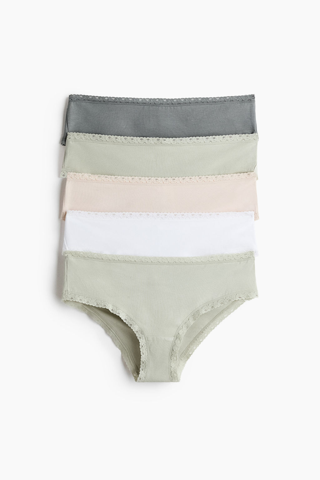 Pack de 5 bragas Hipster de algod?n - H&m фото 2