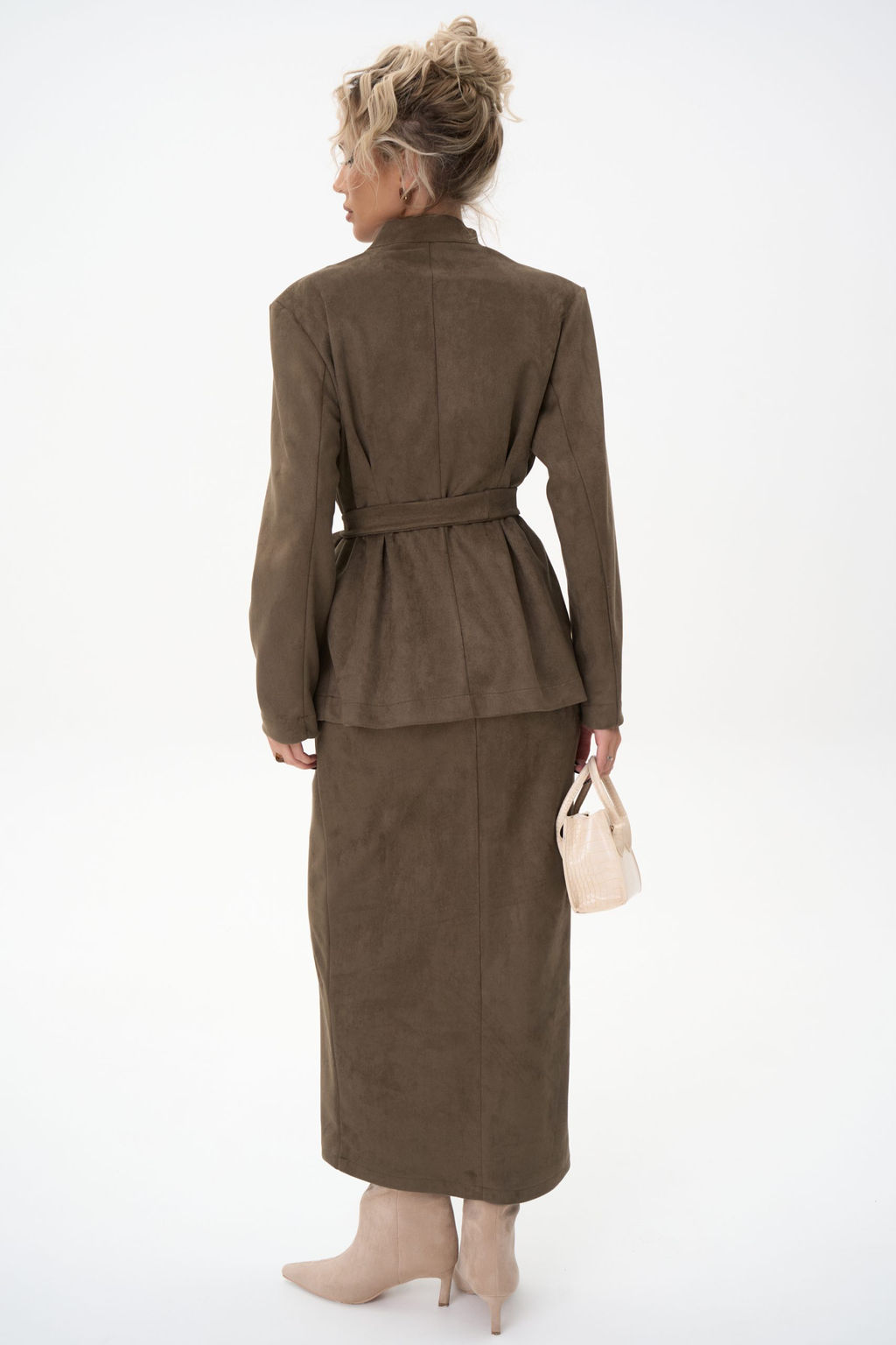 Юбка Майли (оливковый) - Эльза фото 9