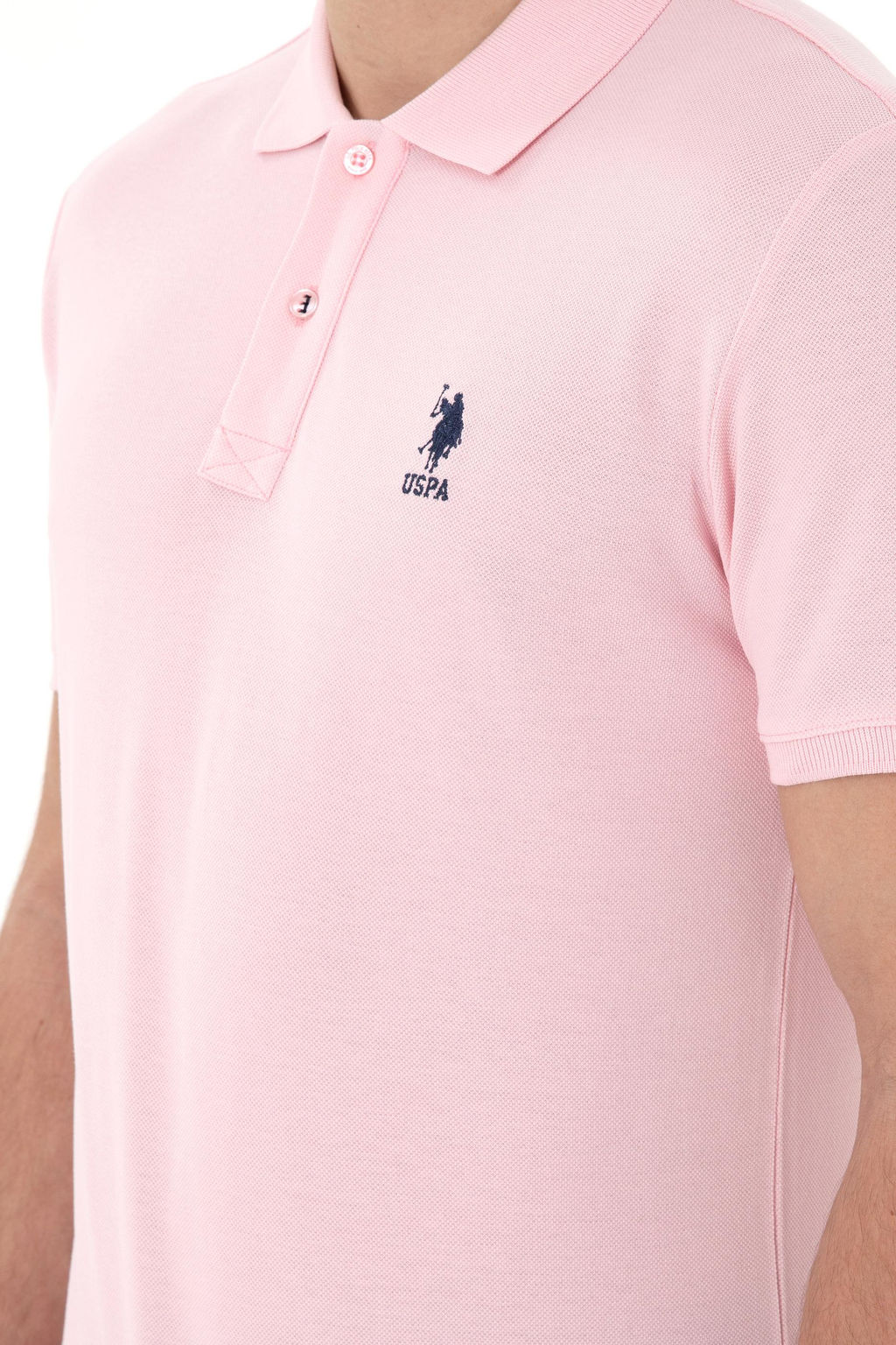 Erkek Slim Fit Polo Yaka A__k Pembe Basic Ti__rt Sepette S_rpriz _ndirim - U.s. polo assn фото 7