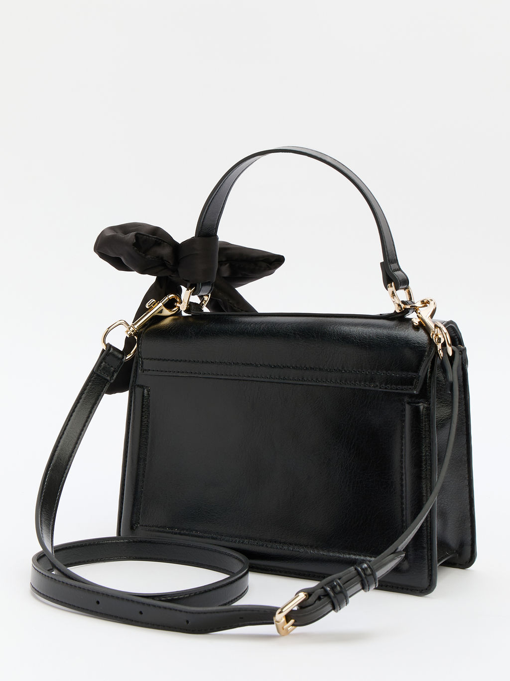 Женская сумка с ручкой LOVE MOSCHINO BOW DETAIL Артикул 4192166, черный - Pulicati фото 4