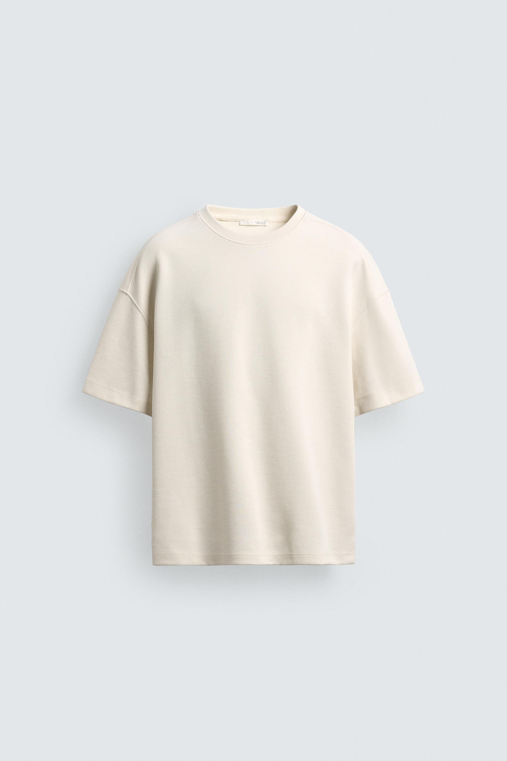 SUDADERA RELAXED FIT INTERLOCK / Blanco roto - Zara фото 7