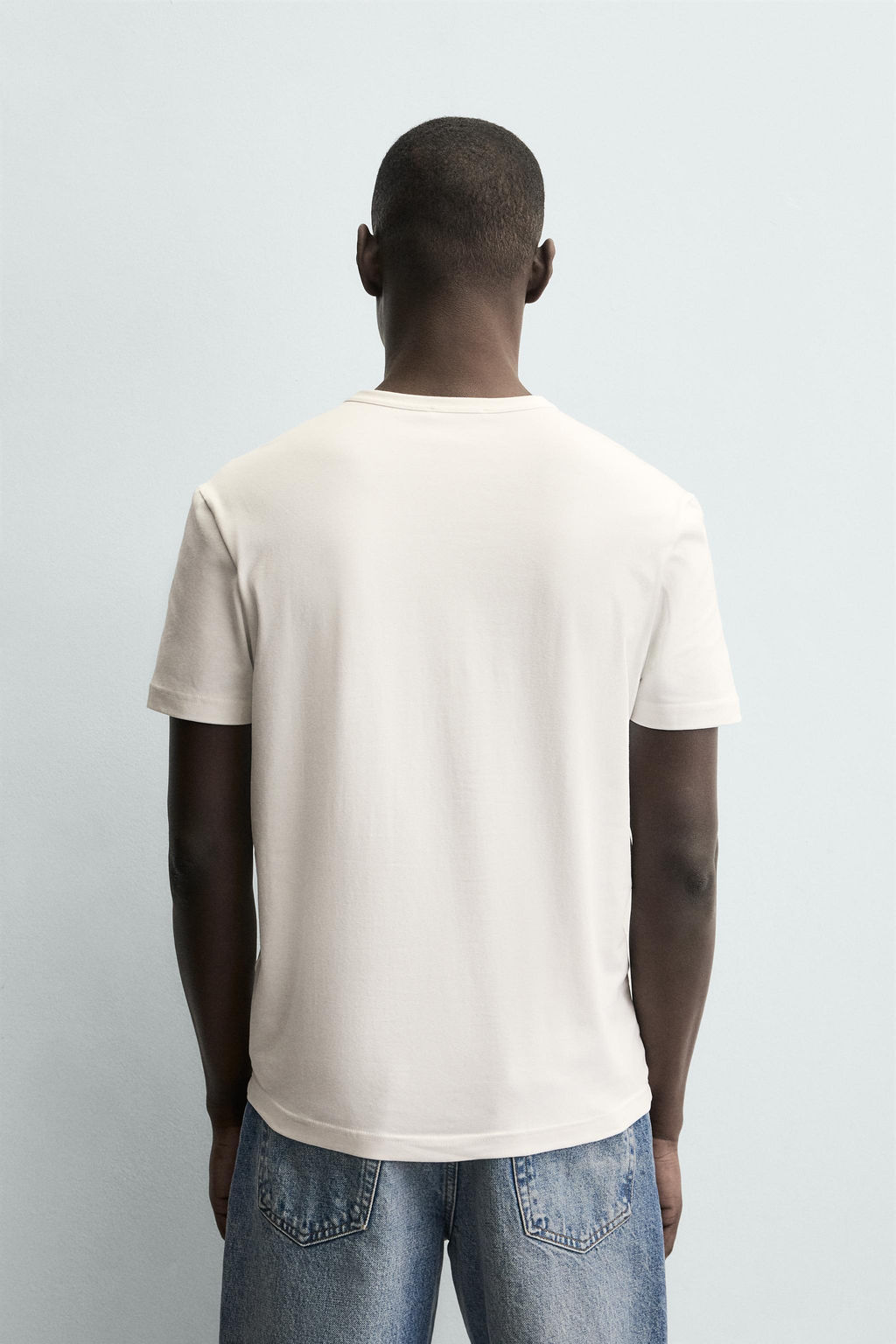 HENLEY NECK T-SHIRT - Zara фото 11