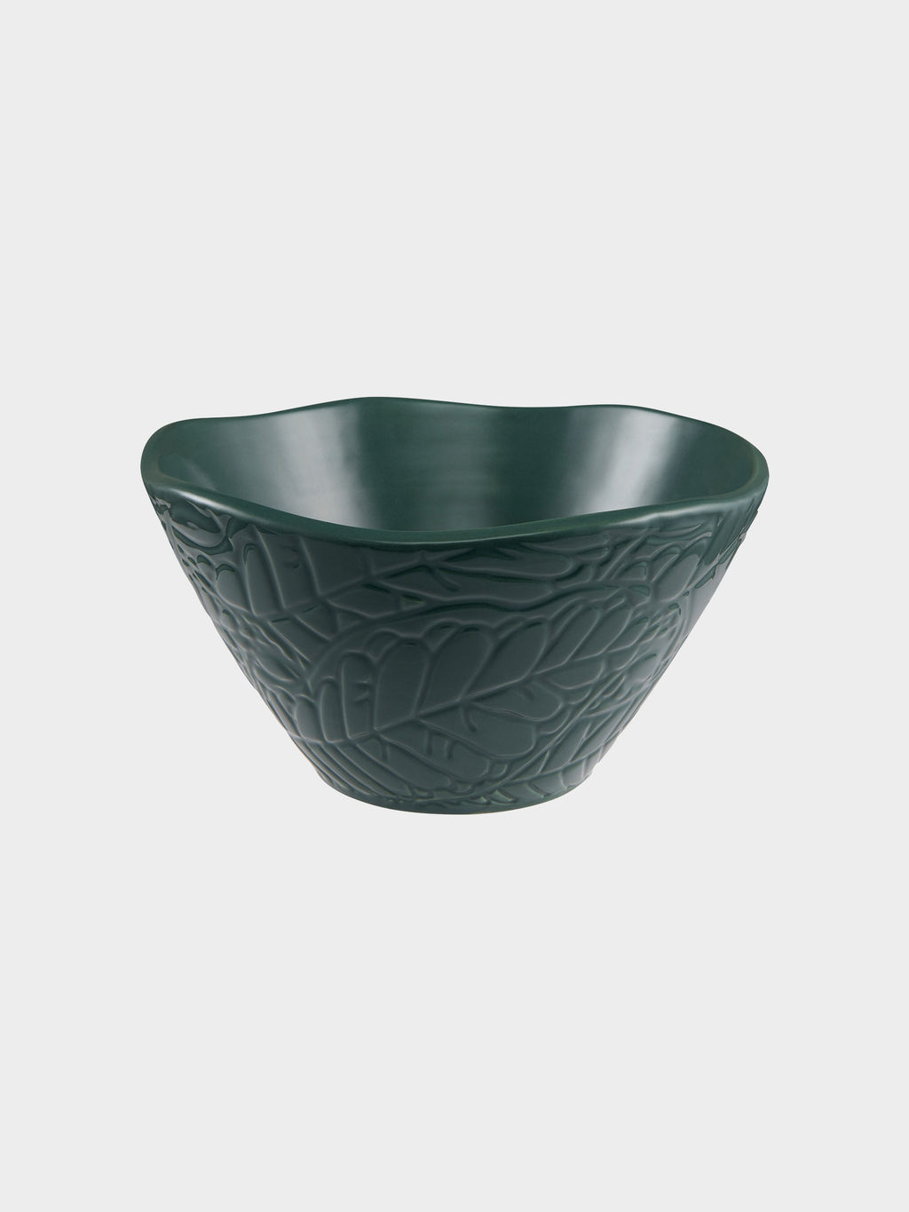 Салатник, 15 см, 500 мл, керамика, темно-зеленый, круглый, волнистый край, Reminisce - Maxwell & Williams фото 4