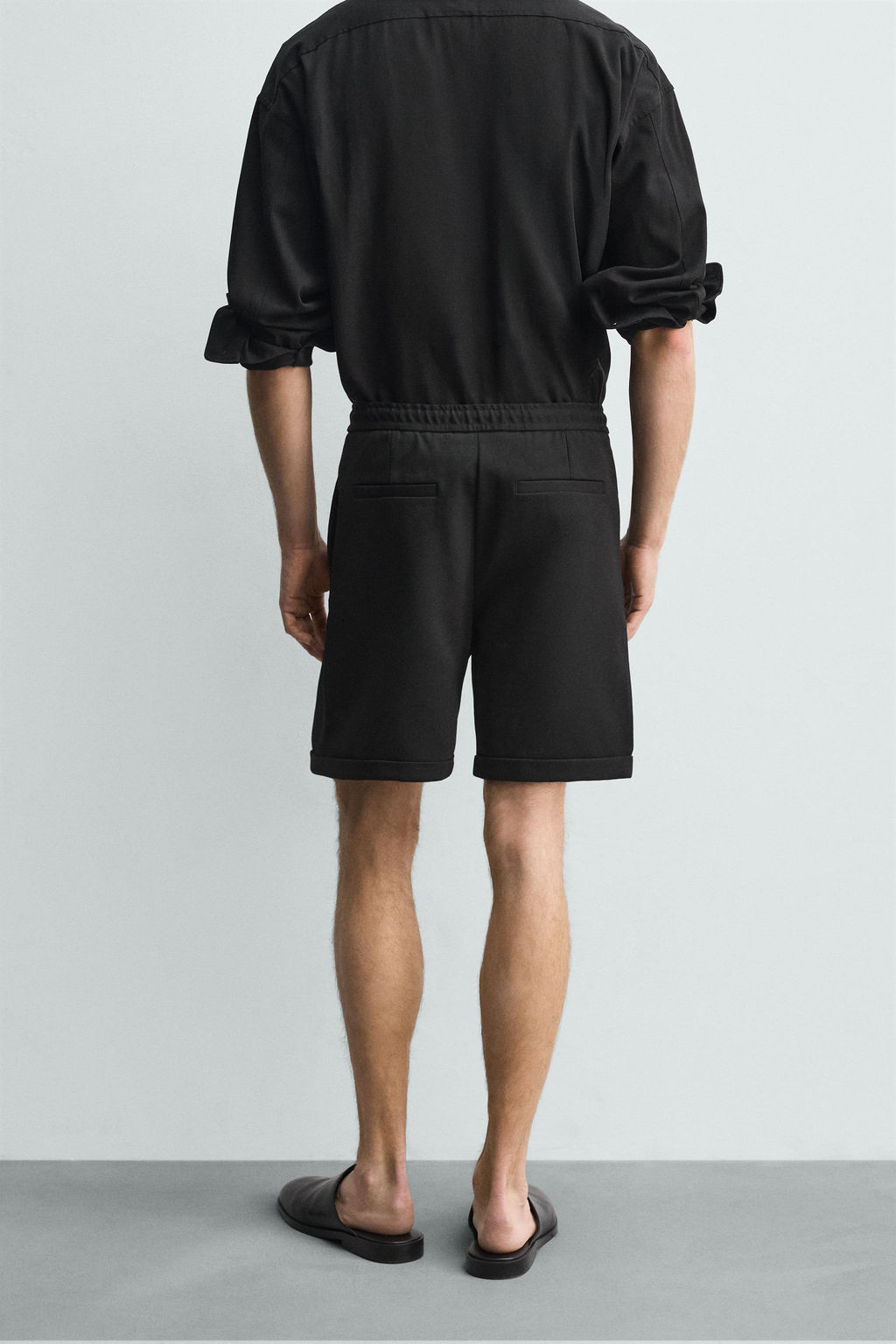 BERMUDA REGULAR FIT CONFORT / Negro - Zara фото 3