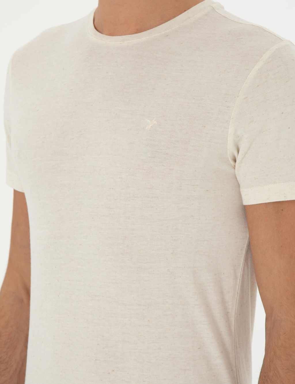 Ekru Slim Fit Ti__rt - Cacharel фото 7