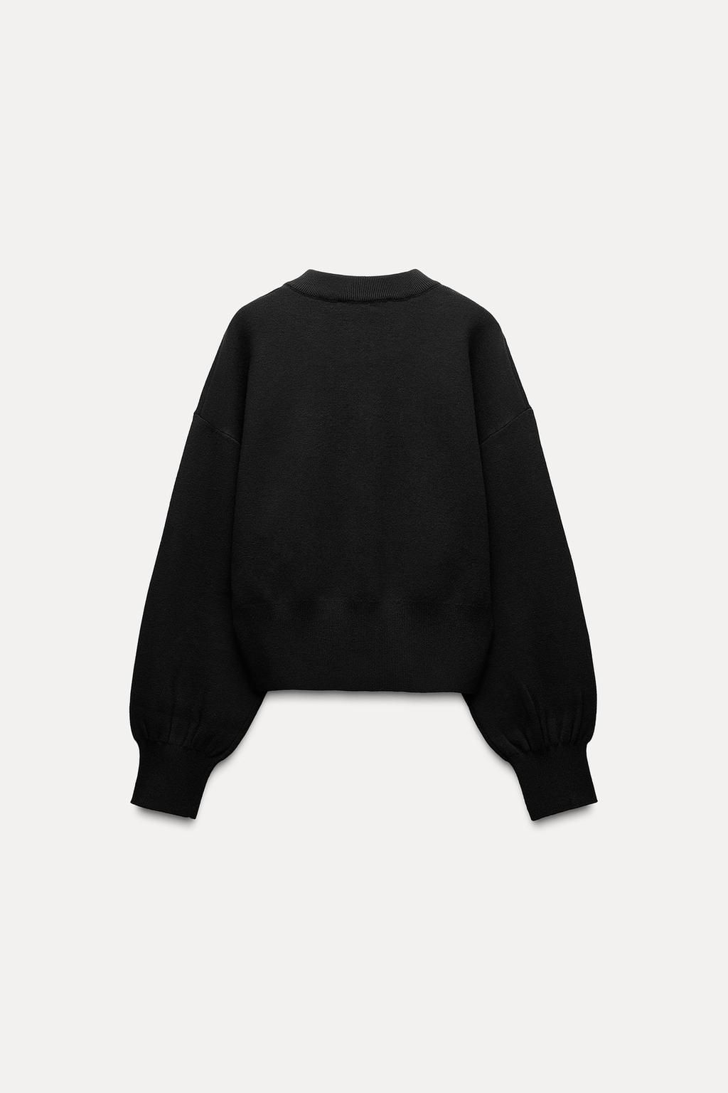 KNIT CARDIGAN WITH LARGE BUTTONS - Zara фото 5