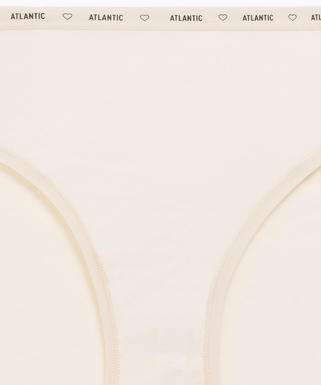 ATLANTIC 3CLP-010 Трусы спорт с высокой посадкой Sport High Leg - набор (3 шт.) темный экрю + бежевый + темно-бежевый фото 4