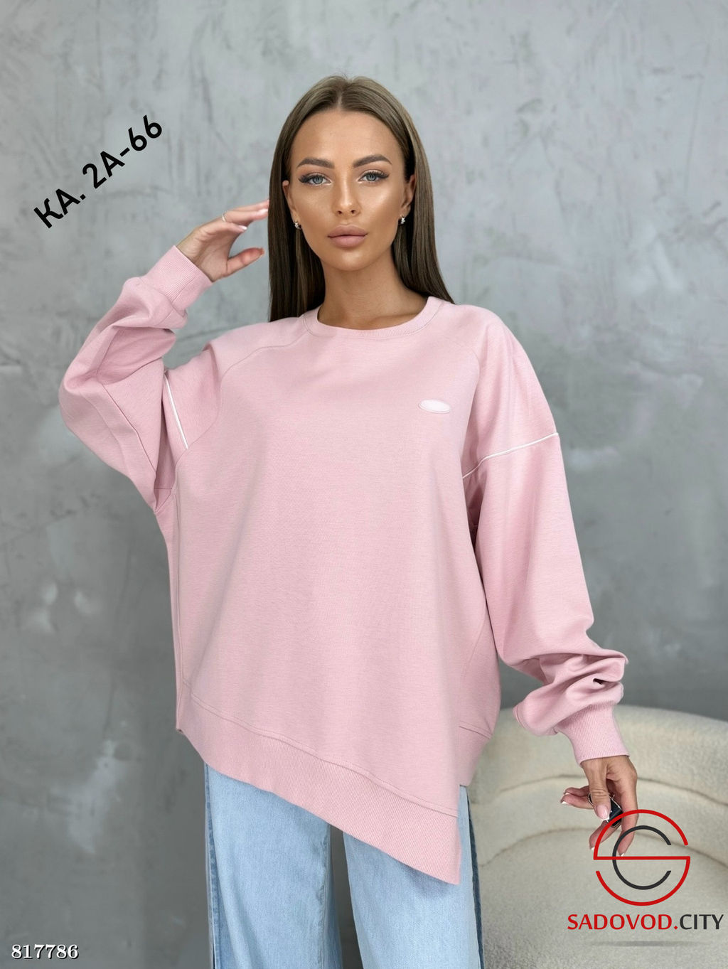 Кофта женская (летучая мышь) - Bruno фото 5