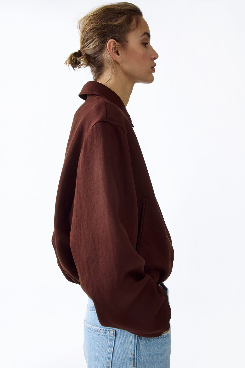 Cazadora oversize con bajo globo - H&m фото 5