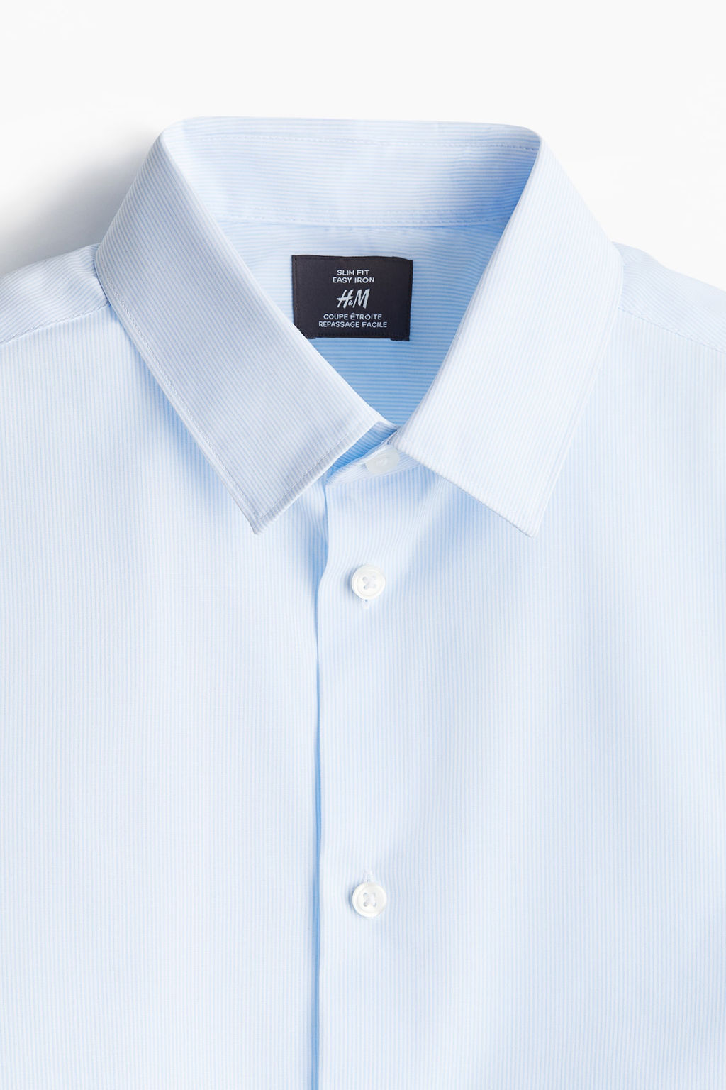 Camisa de facil planchado Slim Fit - H&m фото 6