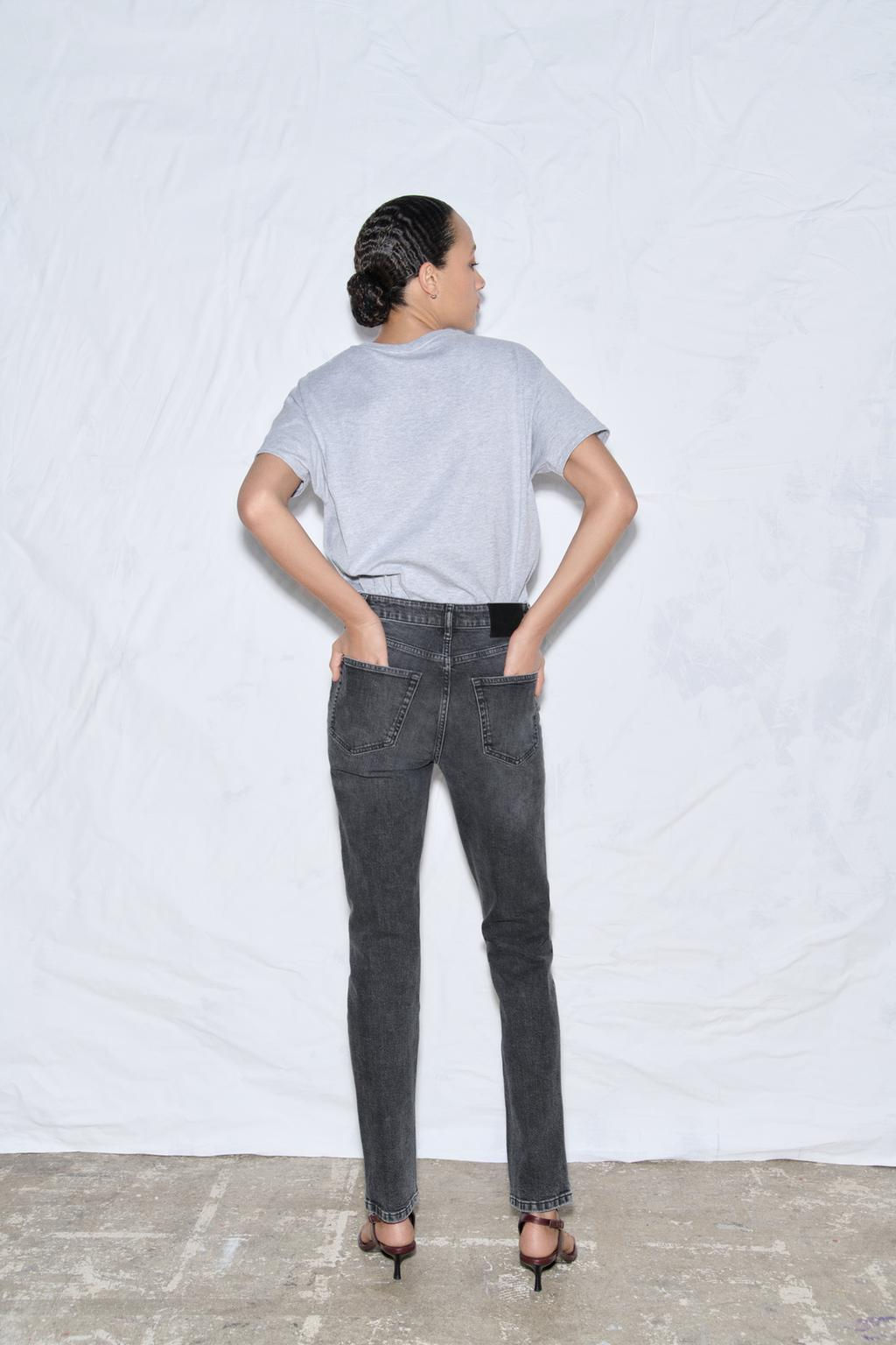 ZW COLLECTION SKINNY HIGH-WAIST JEANS - Zara фото 18