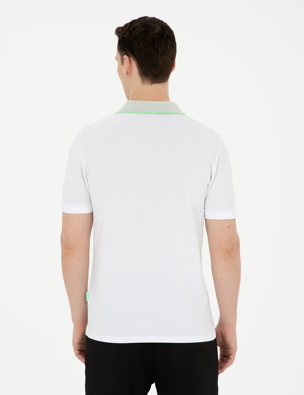 Beyaz Slim Fit Ti__rt