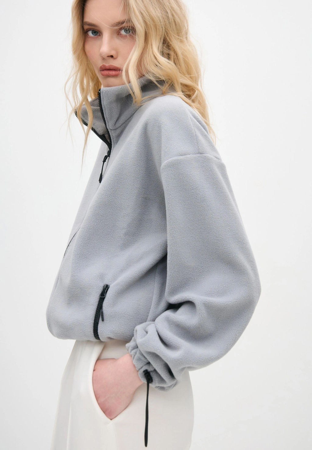 Толстовка oversize 26234-545 флис - Avese фото 49
