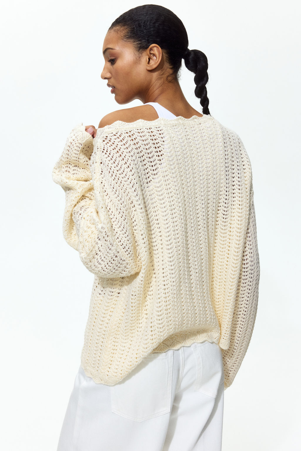 Jersey en punto pointelle - H&m фото 2