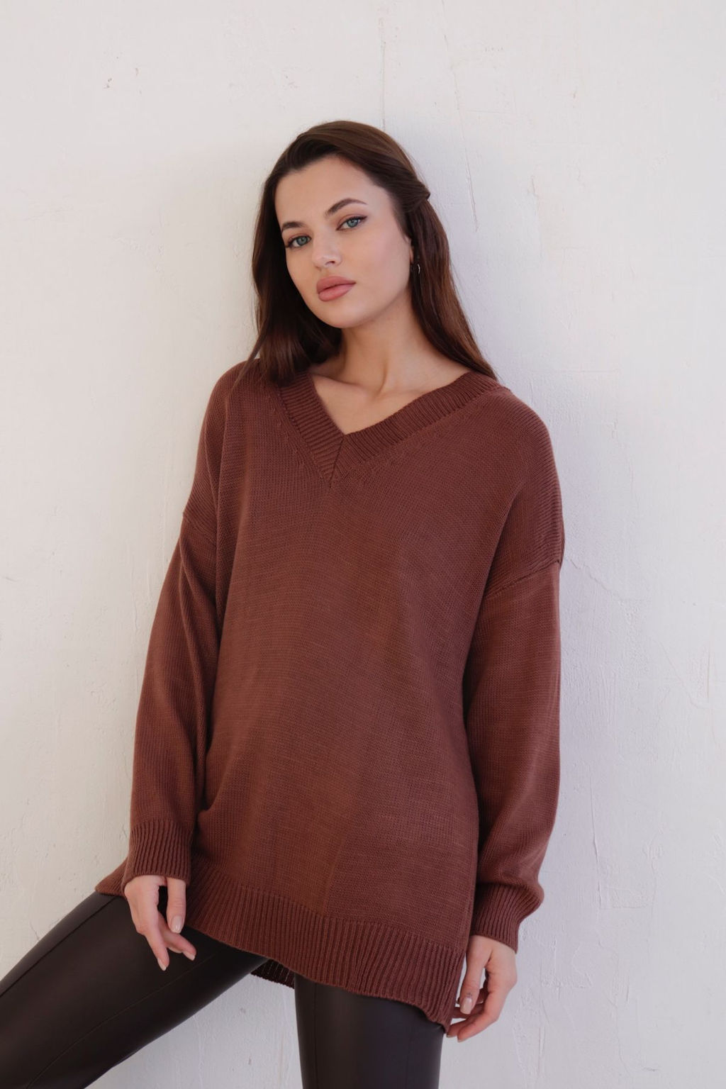 10401 Пуловер коричневый - Martichelli фото 6