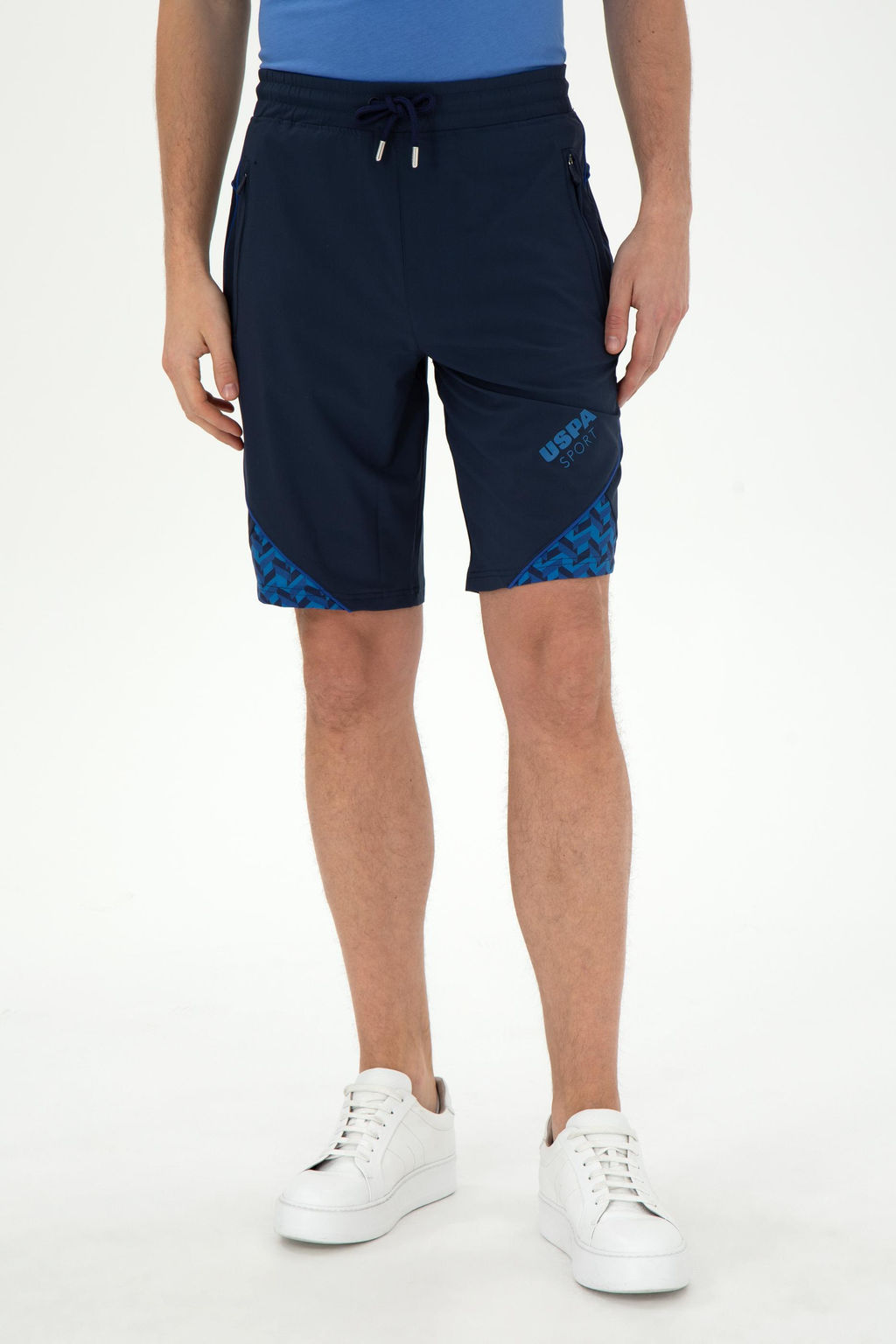 Мужские темно-синие вязаные шорты Неожиданная скидка в корзине - U.s. polo assn фото 2