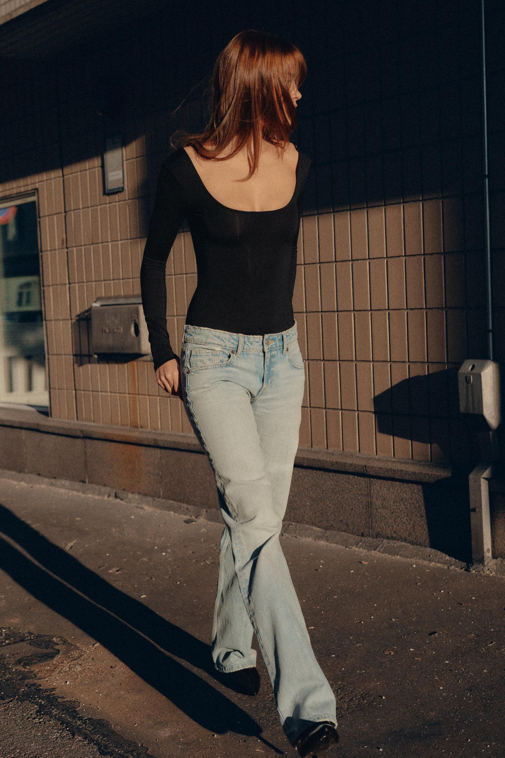 SQUARE NECK POLYAMIDE BODYSUIT - Zara фото 7