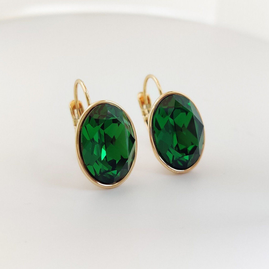 Серьги с кристаллами Swarovski