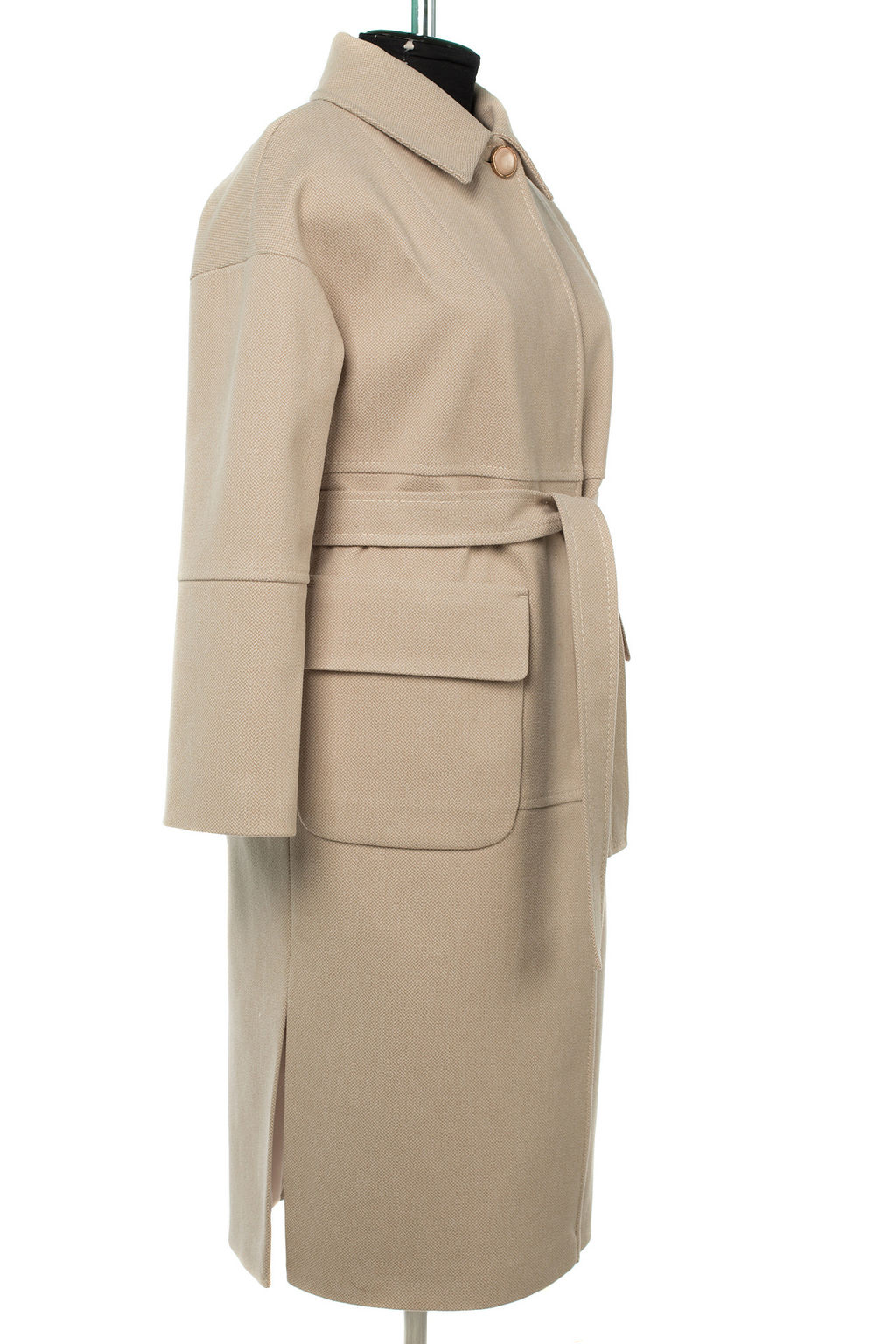 Пальто женское демисезонное (пояс) - El podio фото 10