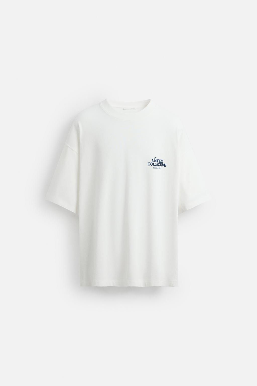 CONTRAST PRINT T-SHIRT - Zara фото 8