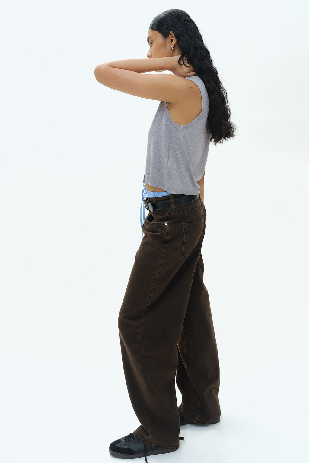Sueter sin mangas con botonadura frontal - H&m фото 4