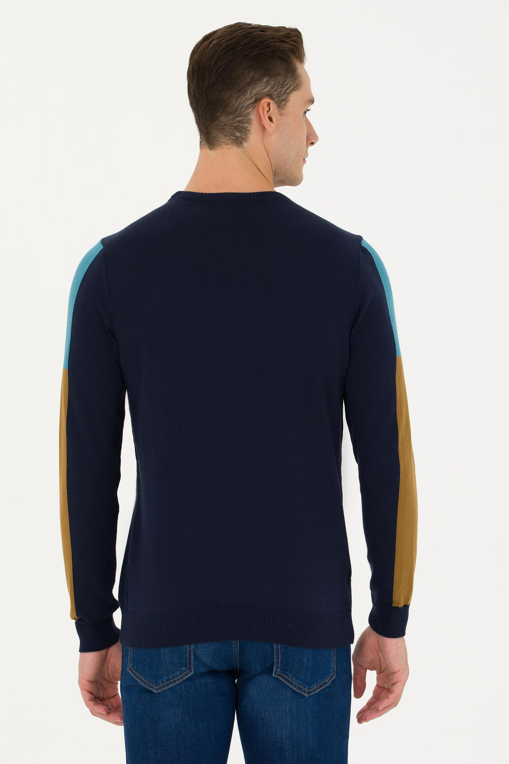 U. S. Polo Assn Мужской темно-синий свитер - U.s. polo assn фото 19