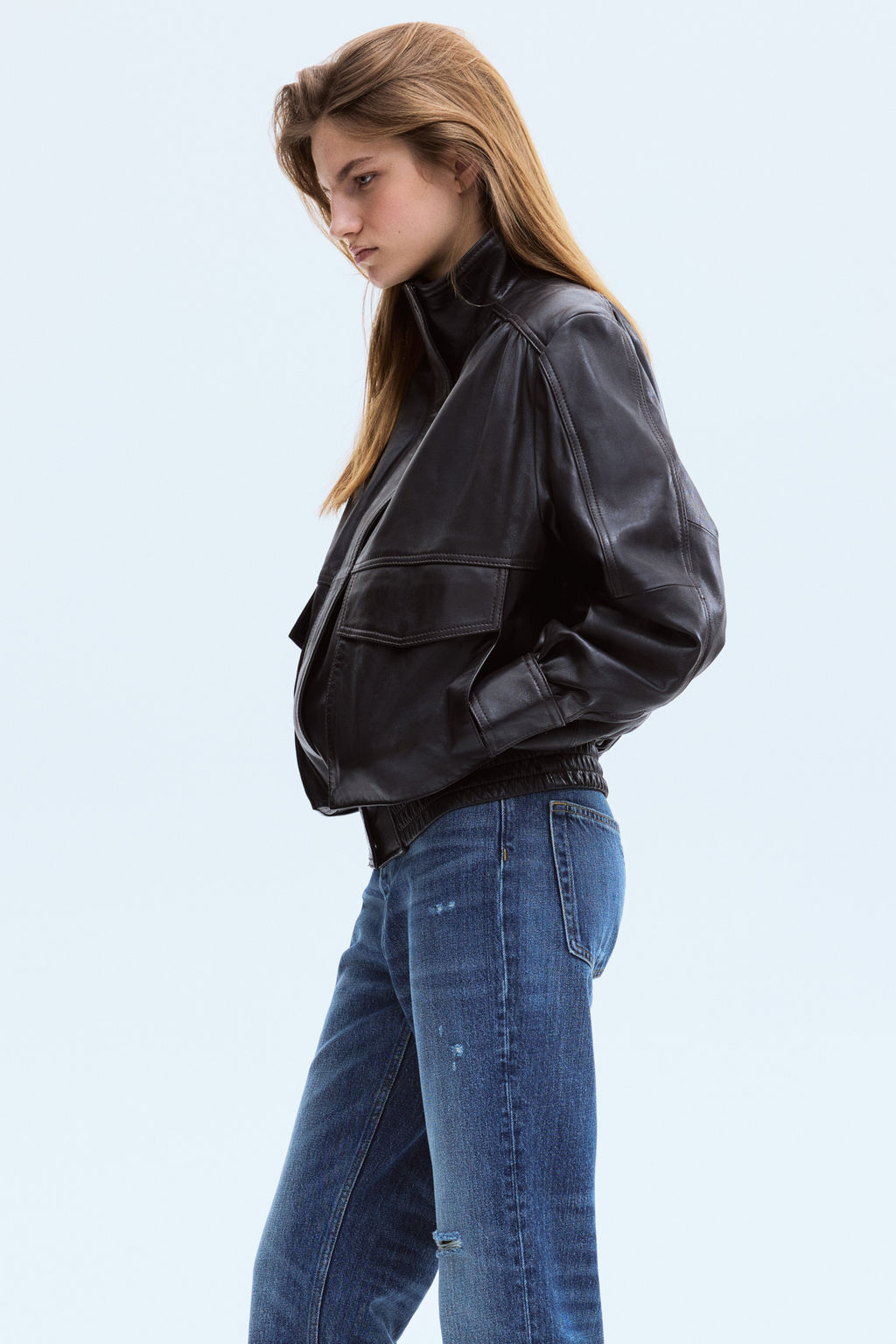 Straight High Waist Ankle Jeans - H&m фото 12