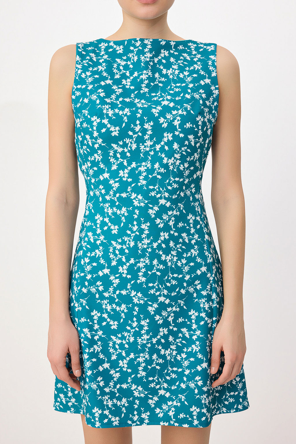 TRENDYOLMILLA Siyah A Kesim Mini Dokuma Elbise TWOAW25EL00192  фото 24