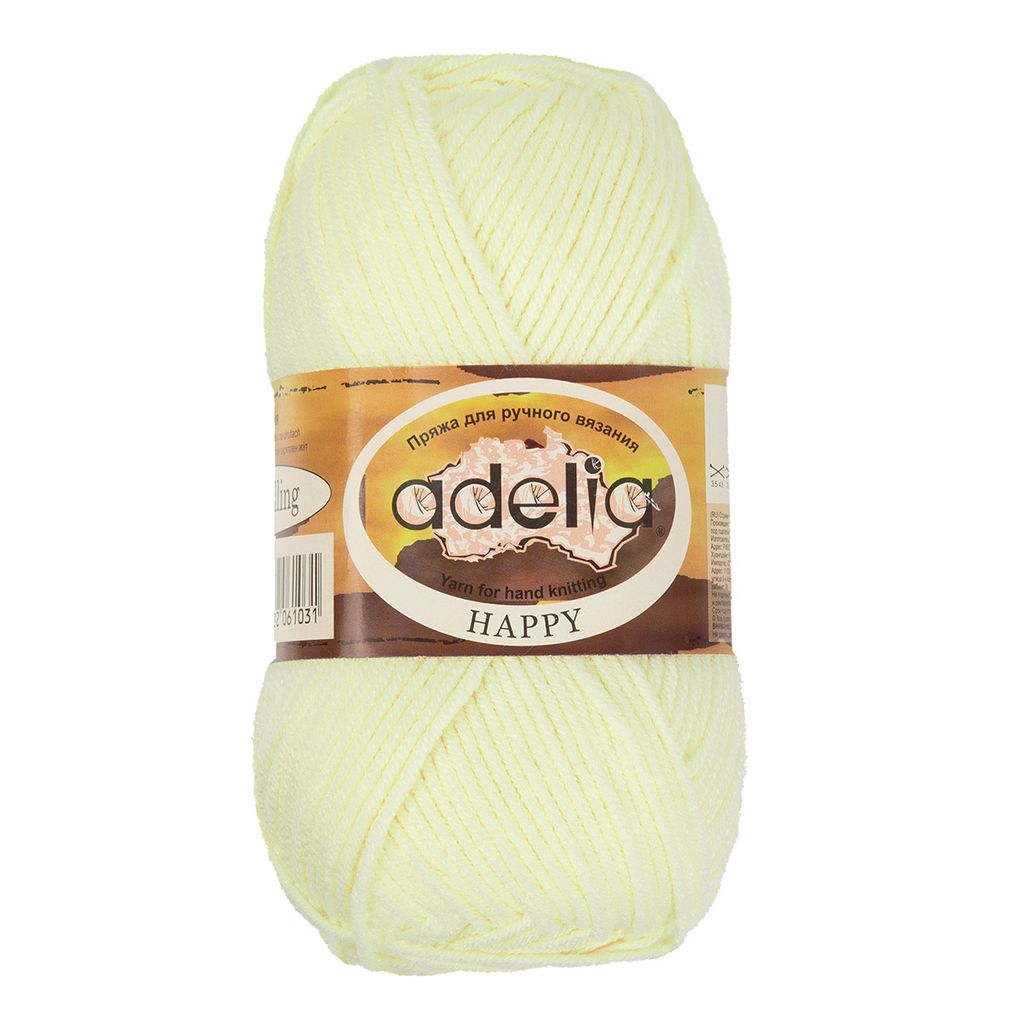 Пряжа ADELIA HAPPY 100% акрил 10 шт. х 50 г 128 м 7 м