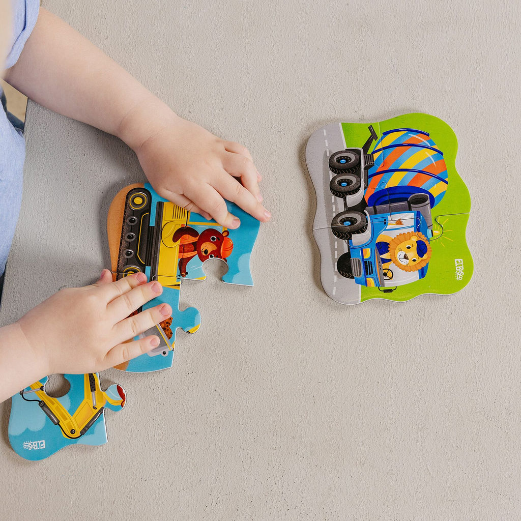 ElBascoKids / Магнитный пазл "Строительные машины"