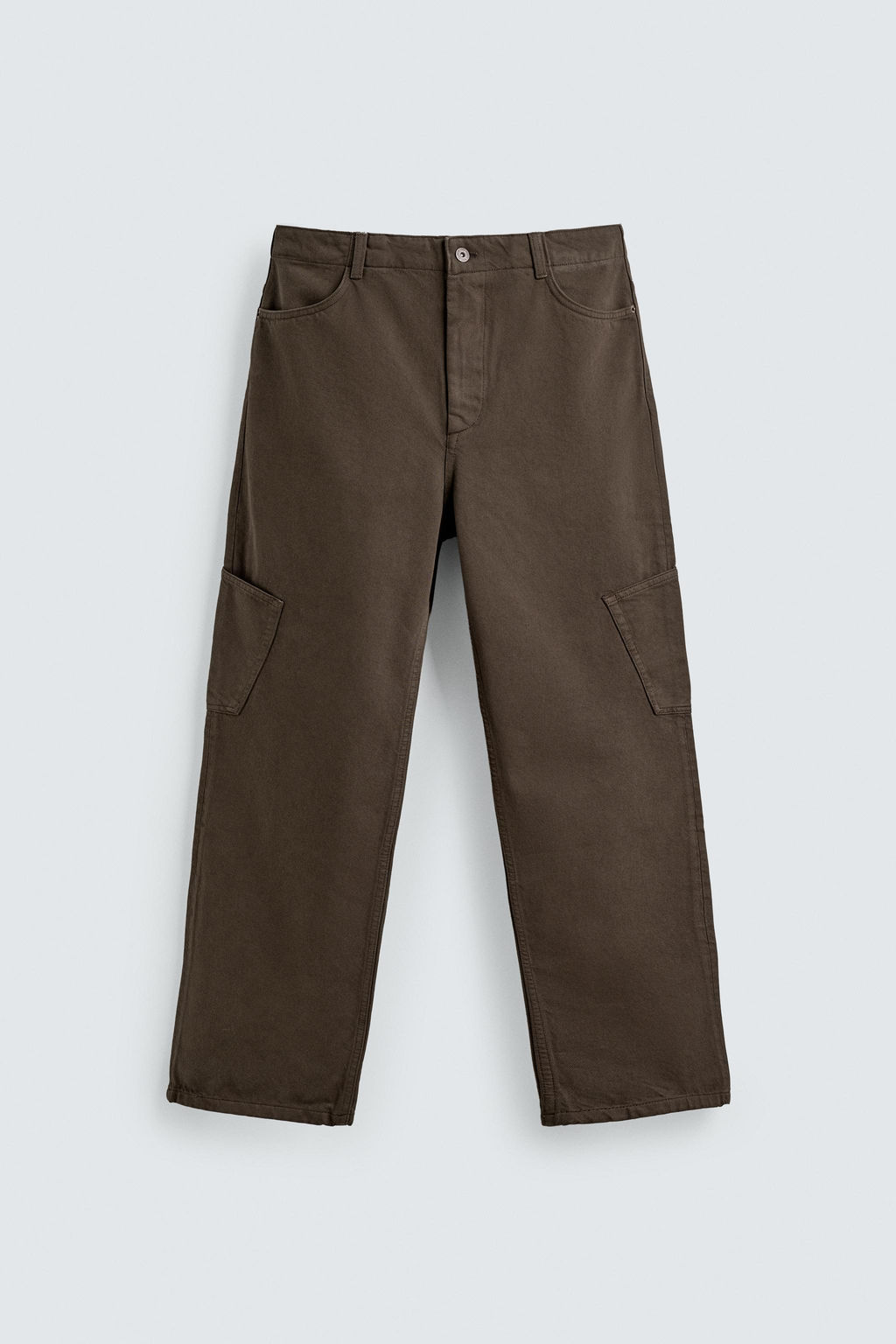 PANTAL?N CARGO STRAIGHT FIT / Marr?n - Zara фото 7