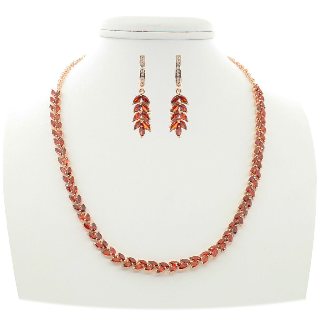 Фианит Джуана гранат к+с крт 50см