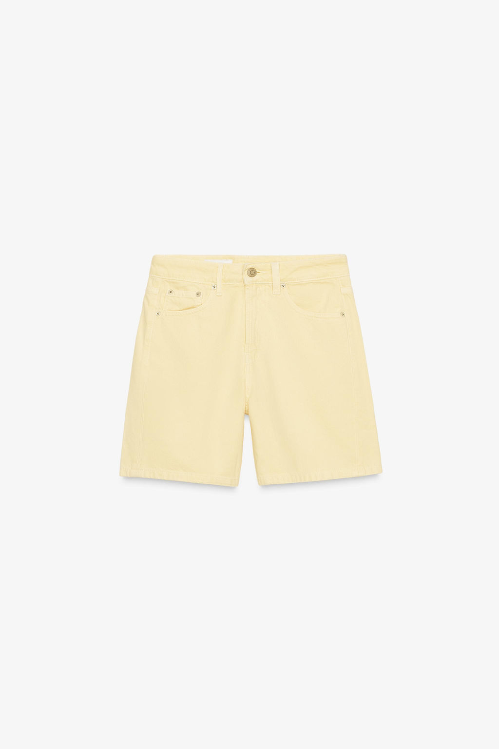 TRF MID-WAIST DENIM BERMUDA SHORTS - Zara фото 25