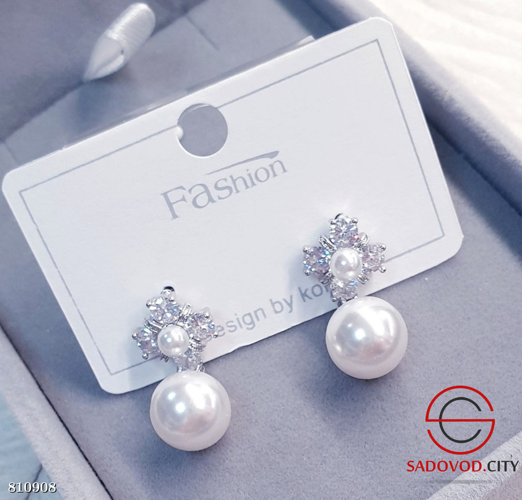 Серьги женские с жемчугом - Bruno фото 3