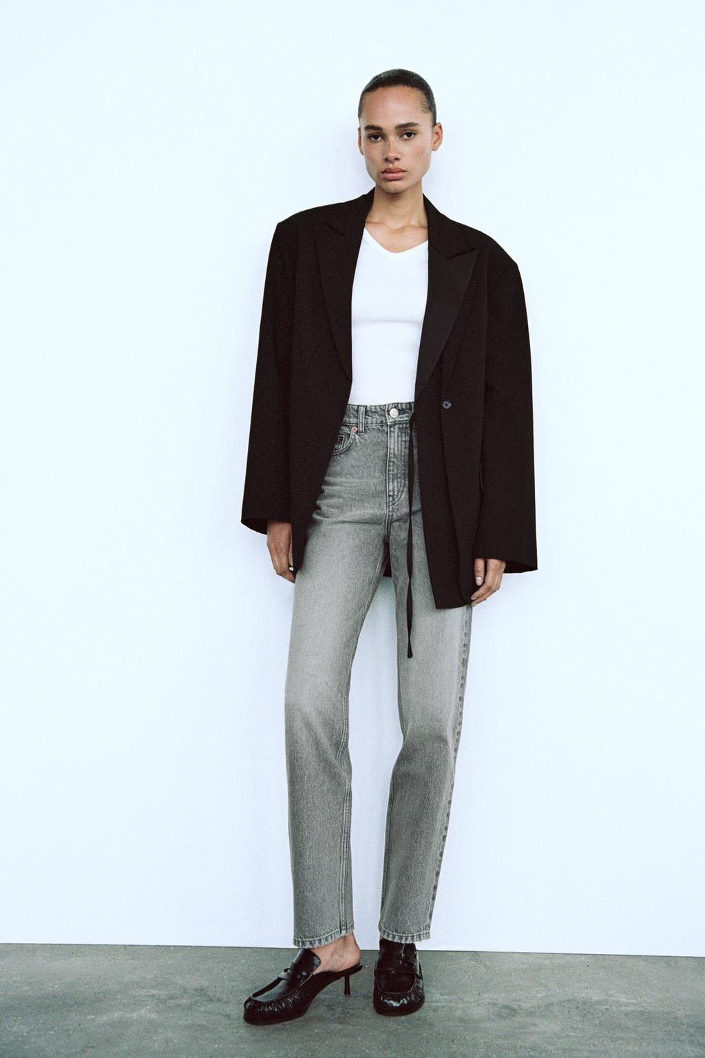 TRF MOM FIT HIGH-WAIST JEANS - Zara фото 41