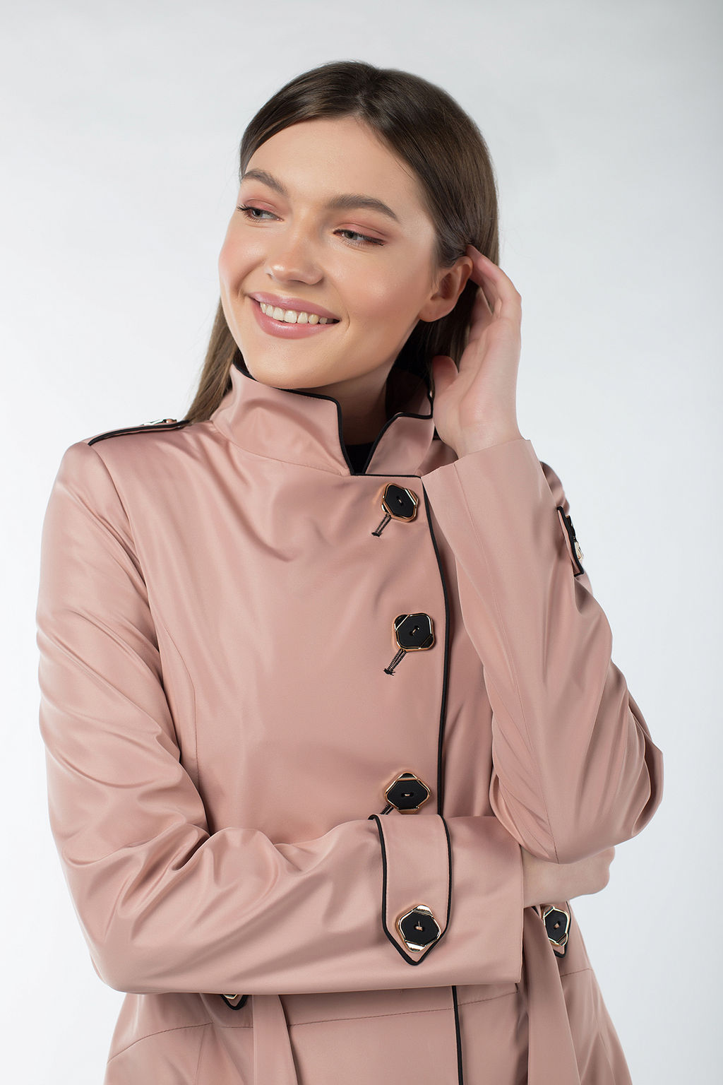 03-1906 Плащ женский (пояс) - El podio фото 4