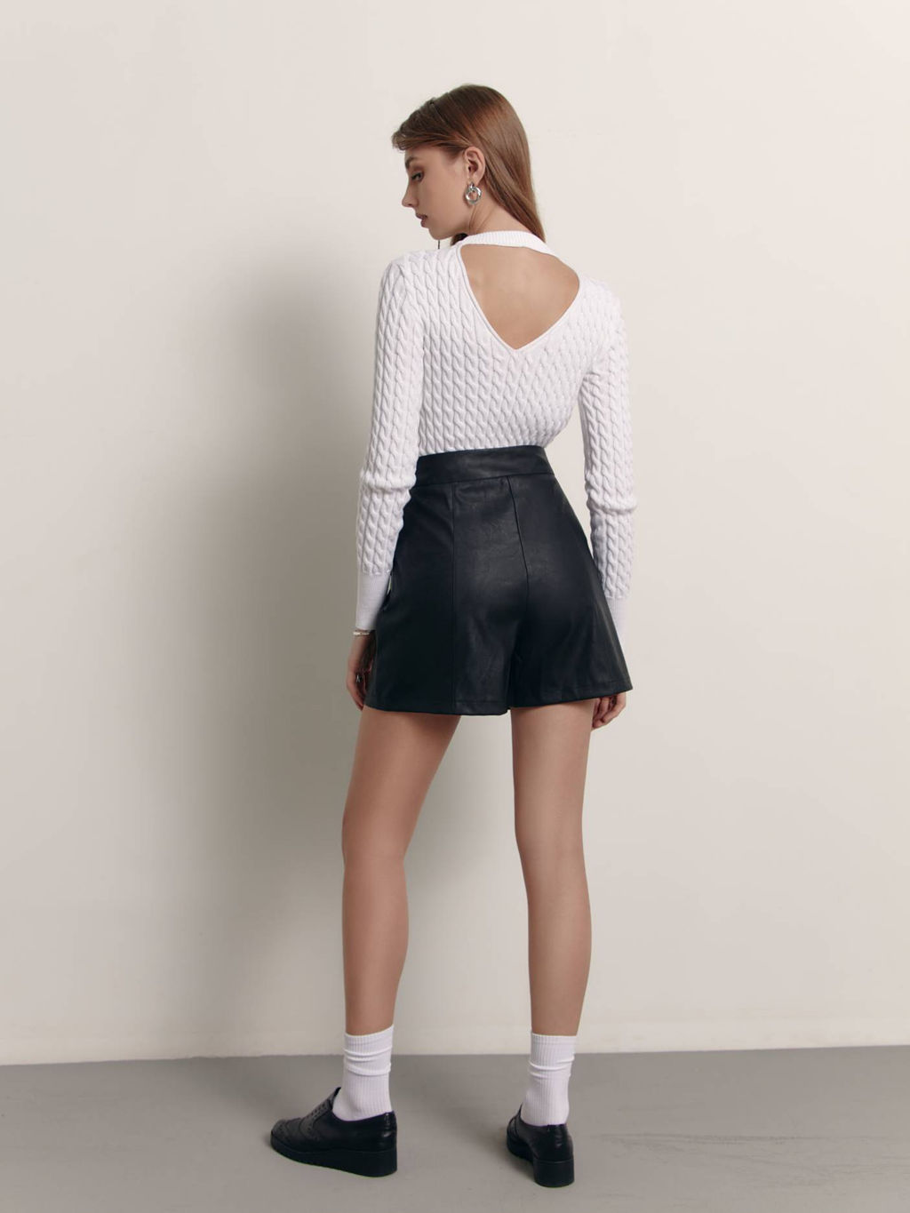 CONTE Шорты под кожу А-силуэта LS 1423 black black