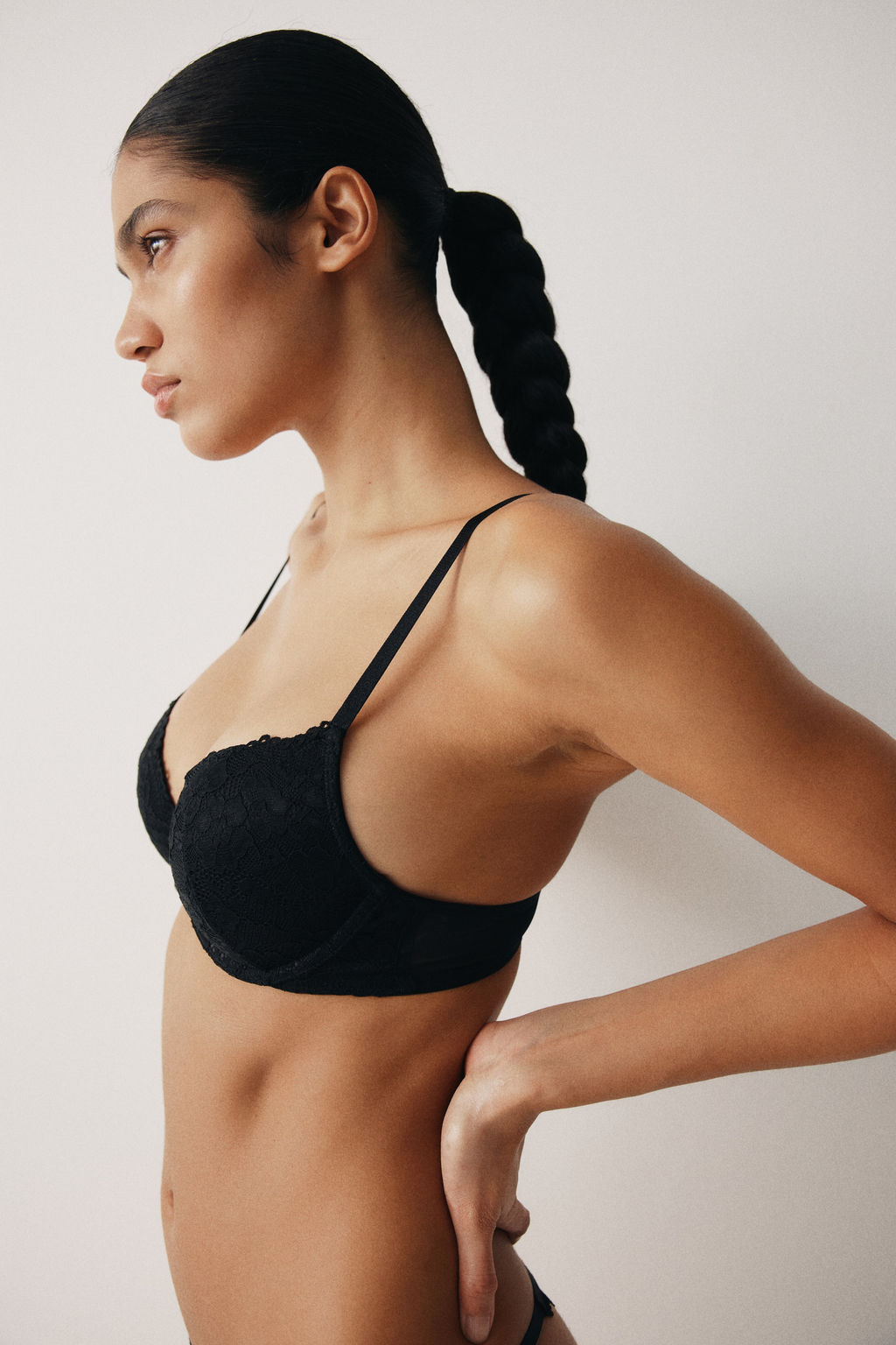 Sujetador push-up de encaje - H&m фото 23