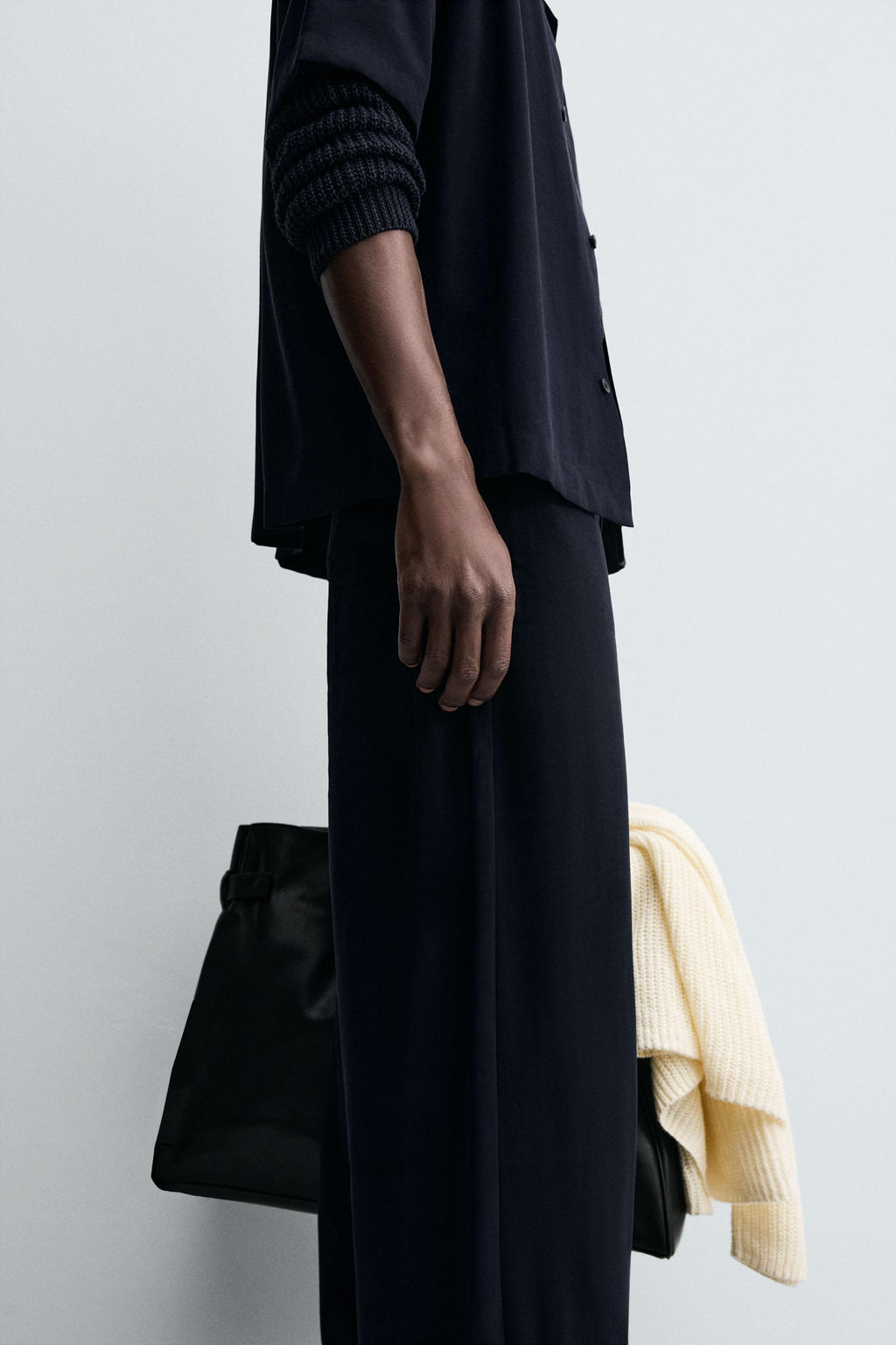 RELAXED FIT TROUSERS WITH BELT - Zara фото 7