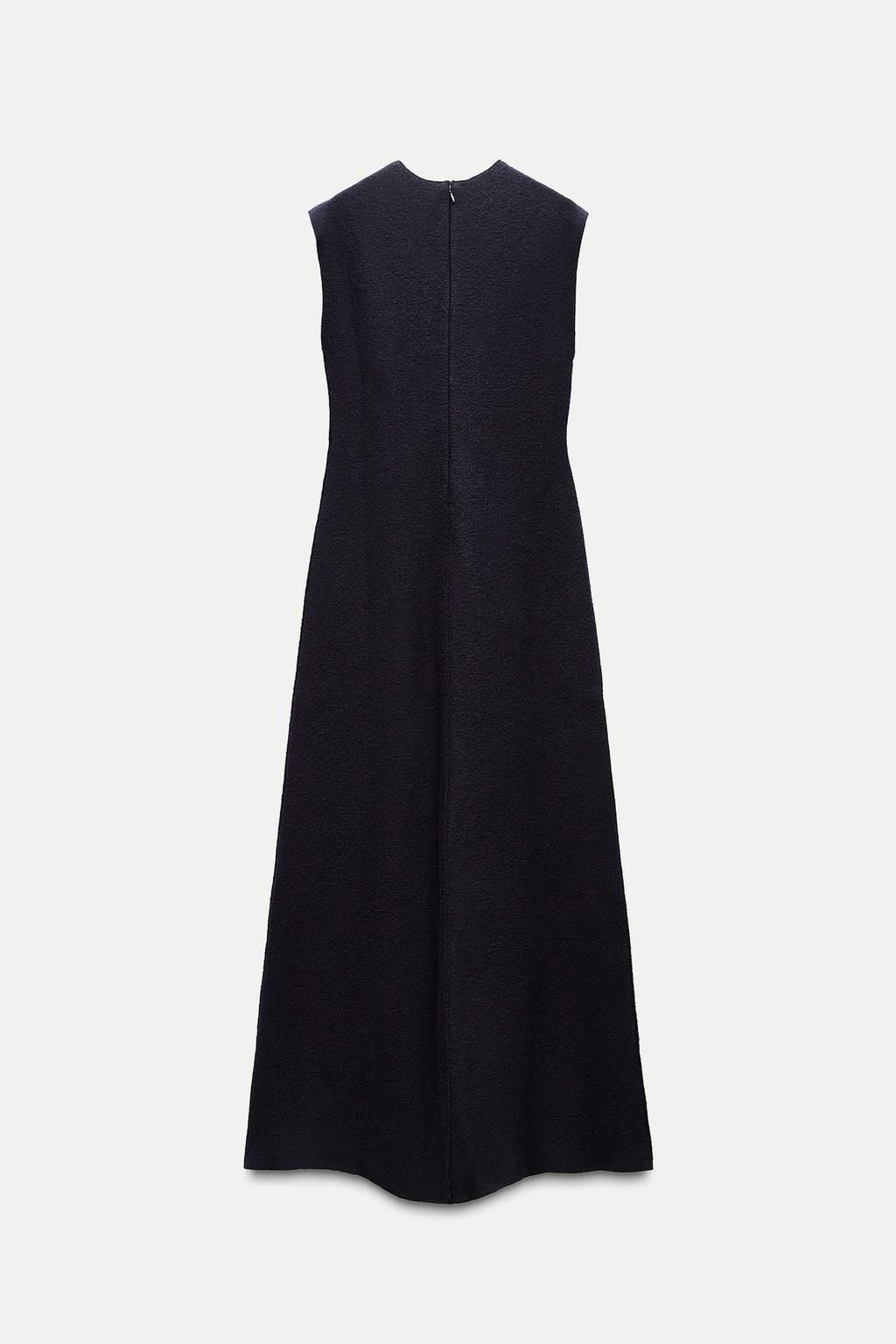 SLEEVELESS 100% WOOL DRESS - Zara фото 9