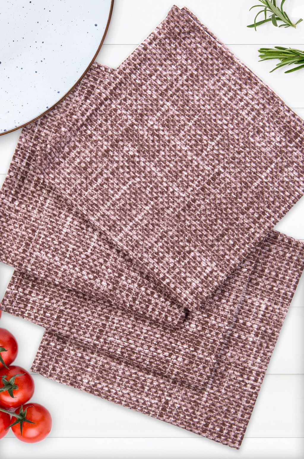 Набор салфеток из рогожки 4 шт Happy Fox Home  фото 12