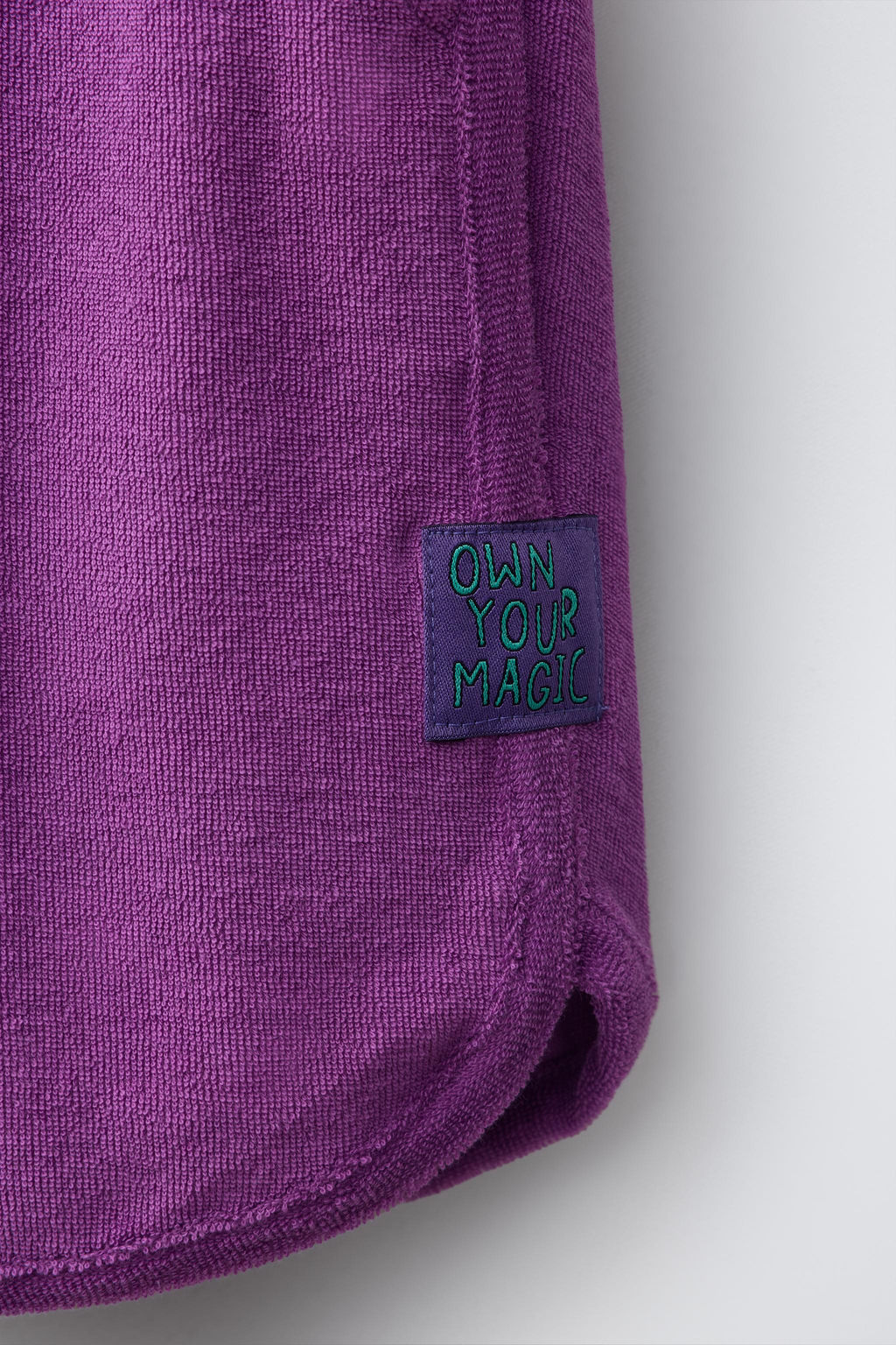 BERMUDA EFECTO TOALLA COLOR BLOCK / Morado - Zara фото 4